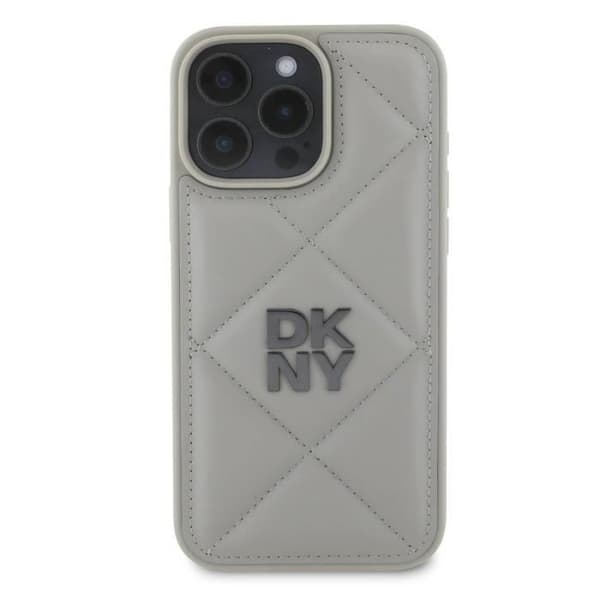 Skyddsskal för iPhone 16 Pro Max Kviltat DKNY Grå