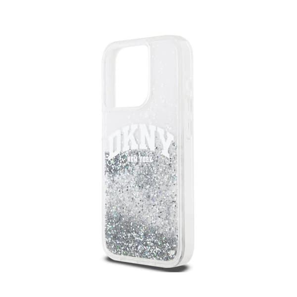 Coque för Apple iPhone 14 Pro Liquid Glitter Arch Flexibel Ultra-Chic DKNY Transparent