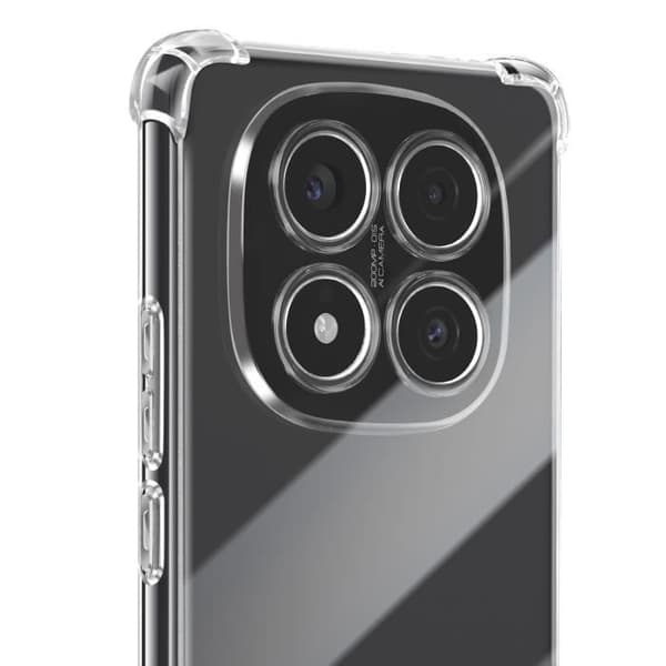 Stöttålig skal för Xiaomi Redmi Note 14 Pro och 14 Pro Plus Mayaxess Transparent