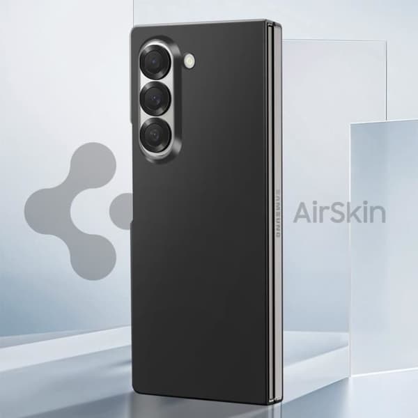 Coque för Samsung Galaxy Z Fold 6 Hård Design Ultra tunn Spigen SGP Svart
