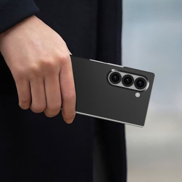 Coque för Samsung Galaxy Z Fold 6 Hård Design Ultra tunn Spigen SGP Svart