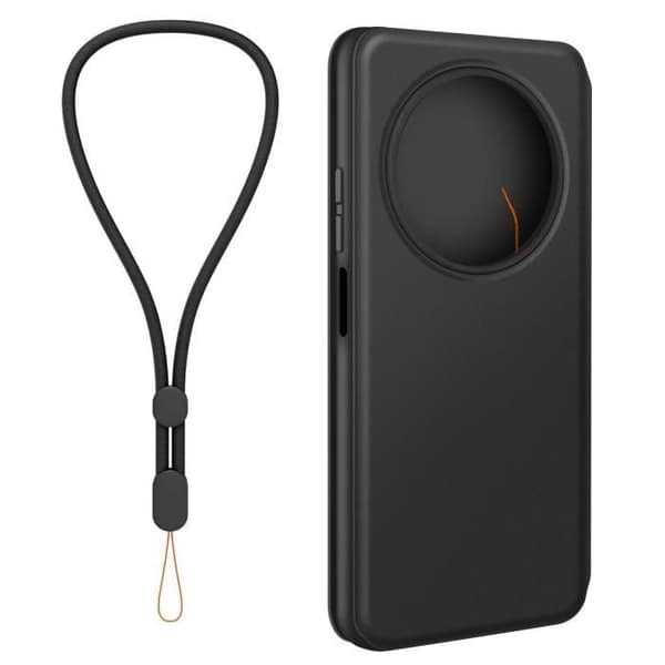 Etui för Xiaomi Redmi 14C Klappkort med Rem Made for Xiaomi Svart