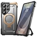 Miniatyrbild 2 av 4: Coque för Samsung S25 Ultra Stötsäker Med MagSafe Ring Videostöd Supcase Guld