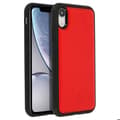 Miniatyrbild 2 av 6: Coque Apple iPhone XR Skydd Hård Äkta Läder Akashi - Röd