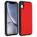 Miniatyrbild 1 av 6: Coque Apple iPhone XR Skydd Hård Äkta Läder Akashi - Röd