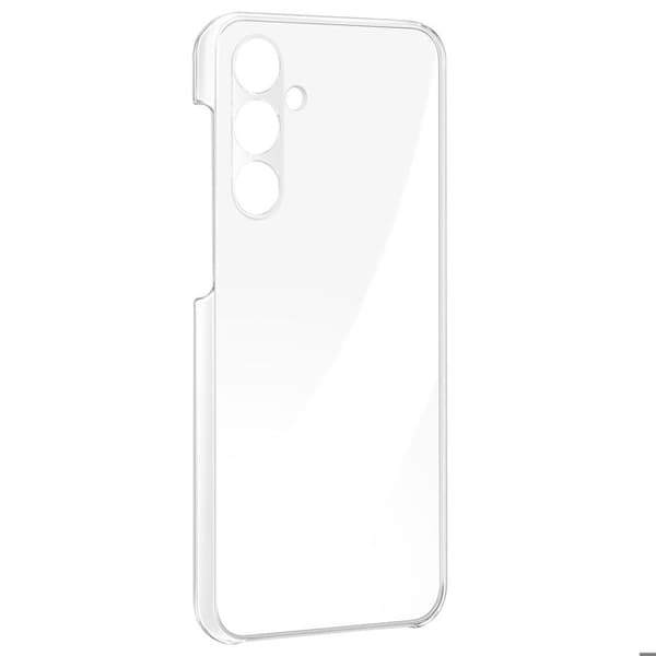 Klassisk skal för Samsung A16, hård, tunn, med skydd för kameran, genomskinlig.