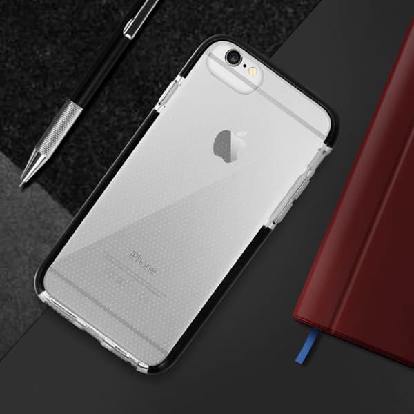 Coque iPhone SE 2022, 2020 och 8, 7, 6S, 6 Mjuk Bumper Transparent Akashi