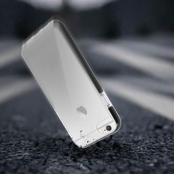Coque iPhone SE 2022, 2020 och 8, 7, 6S, 6 Mjuk Bumper Transparent Akashi