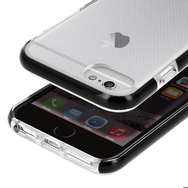 Coque iPhone SE 2022, 2020 och 8, 7, 6S, 6 Mjuk Bumper Transparent Akashi