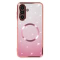 Miniatyrbild 2 av 5: Coque MagSafe för Samsung Galaxy A26 Silikon Glittrig Roséguld