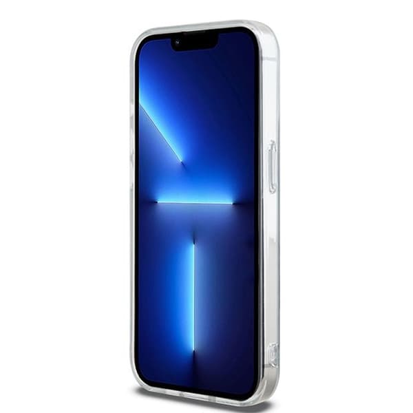 IPhone 15 Pro Max-fodral - DKNY IML IML Mono &amp; Stripe MagSafe (DKHMP15XHRHSEK) - Noir