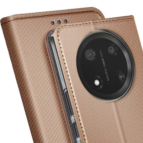Fodral för Honor Magic 7 Lite Med Kortfack Magnetiskt Roséguld