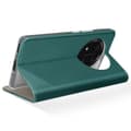 Miniatyrbild 3 av 5: Etui för Honor Magic 7 Lite Fodral Portfölj Magnetiskt Stöd Grön