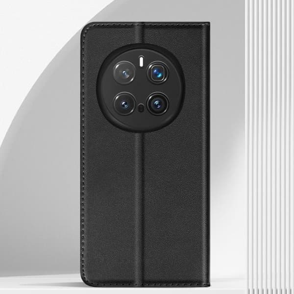 Fodral för Honor Magic 7 Pro Klippplånbok Magnetisk Stöd Svart