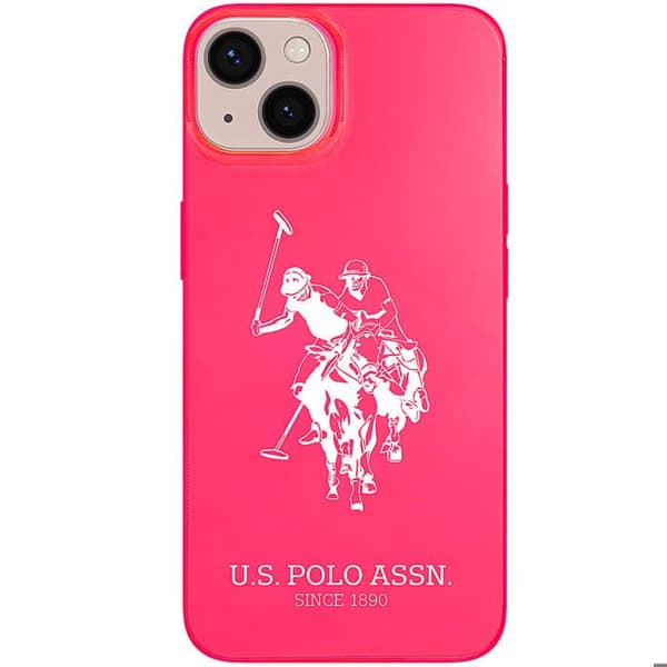 Coque för iPhone 13 - U.S Polo, Stötabsorberande skydd - Rosa