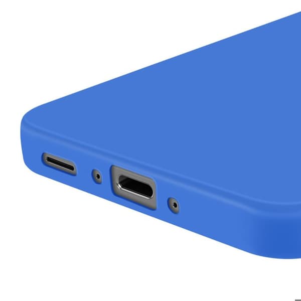 Skal för Samsung Galaxy A36 Silikon Slät Kamera Blockerad Blå