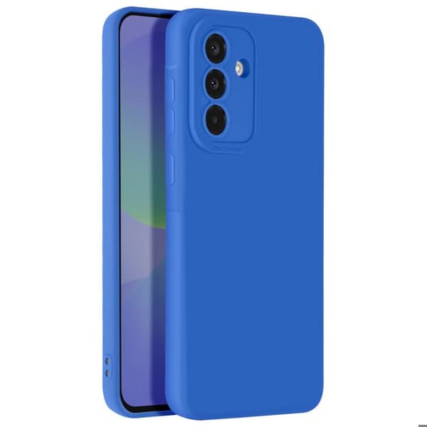Skal för Samsung Galaxy A36 Silikon Slät Kamera Blockerad Blå
