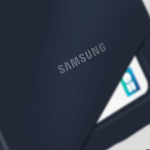 Original Samsung Galaxy A15 4G och 5G Fodral med kortfack Samsung Mörkblå