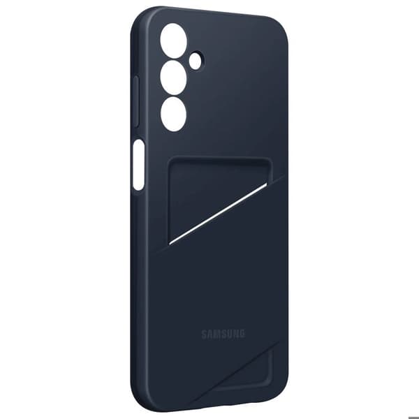 Original Samsung Galaxy A15 4G och 5G Fodral med kortfack Samsung Mörkblå
