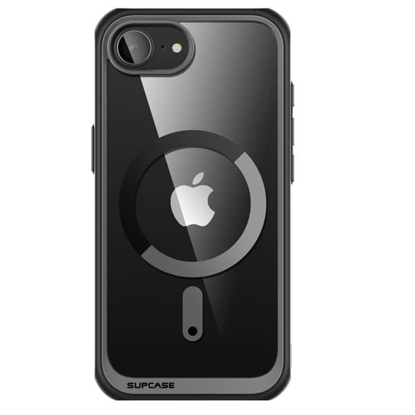 Coque MagSafe för iPhone 16e Stötsäker Flerlager Supcase Svart