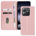 Miniatyrbild 1 av 4: Étui för Xiaomi Redmi Note 14 4G Kläpp Plånbok och Videostöd Rosé Champagne