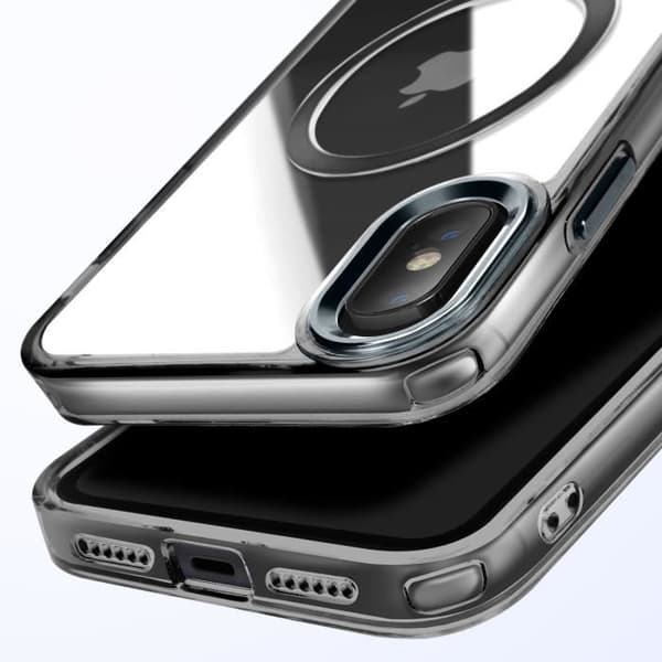 MagSafe-skal för iPhone XS och X Bakstycke Kristallfärgad Svart