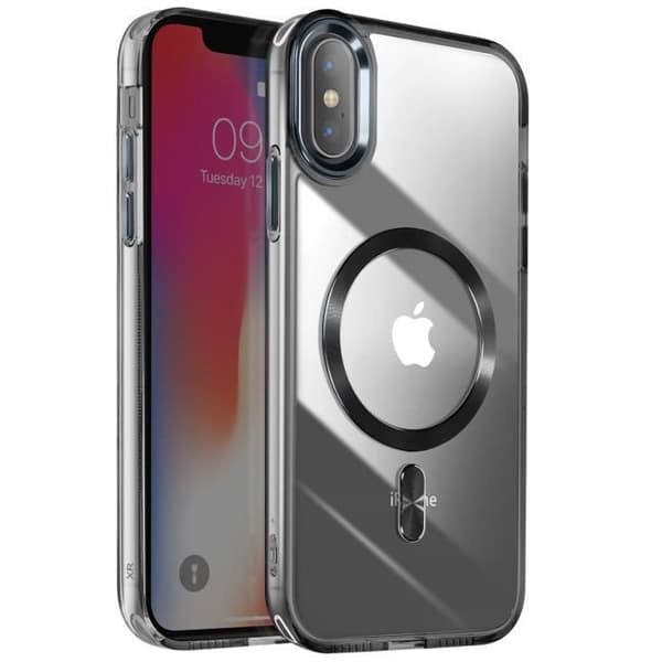 MagSafe-skal för iPhone XS och X Bakstycke Kristallfärgad Svart