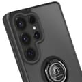 Miniatyrbild 4 av 4: Coque för Samsung Galaxy S25 Ultra Metallring Stöd Video Svart