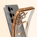 Miniatyrbild 4 av 4: Coque MagSafe för Samsung Galaxy S25 Ultra Silikon Kontur i Guld