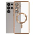 Miniatyrbild 2 av 4: Coque MagSafe för Samsung Galaxy S25 Ultra Silikon Kontur i Guld