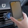 Miniatyrbild 4 av 4: Coque för Samsung Galaxy S24 FE Metallring Videostöd Svart