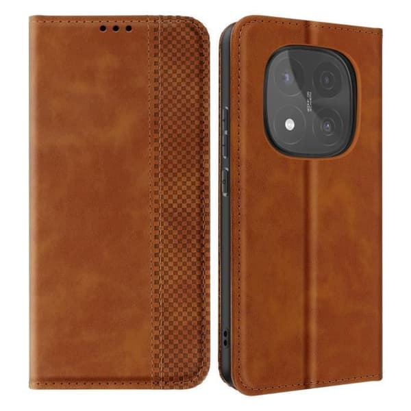 Fodral för Xiaomi Redmi Note 14 Pro och Pro Plus Brun