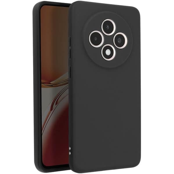 Coque för Oppo Reno 12F Silikon Mjuk Matt Svart