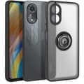 Miniatyrbild 1 av 4: Coque för Oppo A38 Metallring Video Stöd Svart