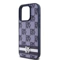 Miniatyrbild 1 av 4: Coque - DKNY - iPhone 15 Pro - Elegant - Rutor och Streck - Antiglidande