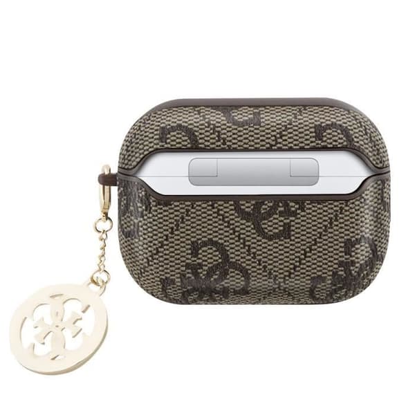 Coque för AirPods Pro med Elegant Charm Design Guess Brunt