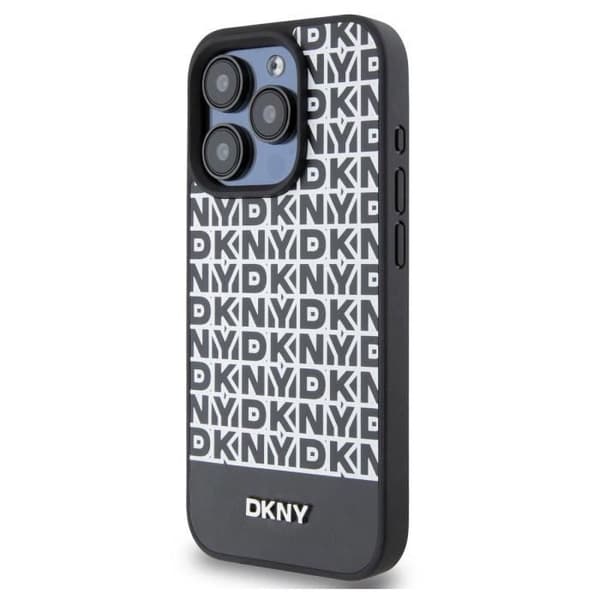 Skyddande fodral för iPhone 12/12 Pro med MagSafe nedre band DKNY Svart