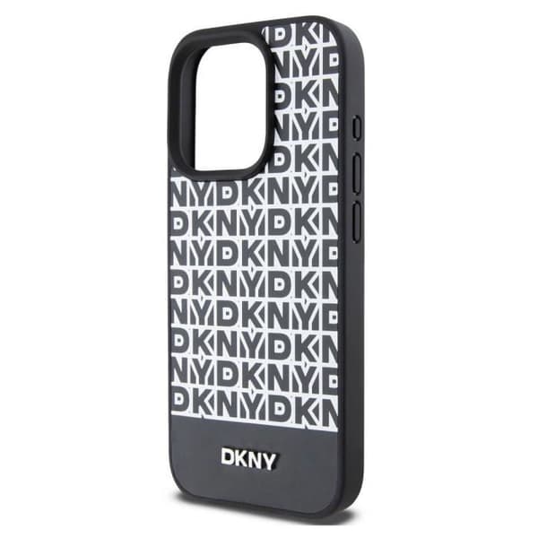 Skyddande fodral för iPhone 12/12 Pro med MagSafe nedre band DKNY Svart