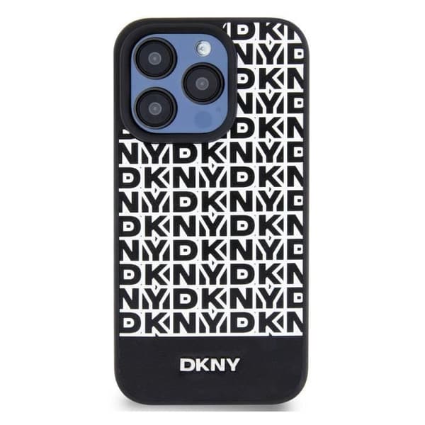 Skyddande fodral för iPhone 12/12 Pro med MagSafe nedre band DKNY Svart