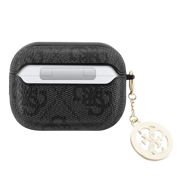 Skydd för AirPods Pro 2 med Elegant Charm Design Guess Svart