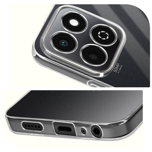 Coque för Honor 200 Smart Silikon Mjuk Mayaxess Transparent