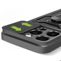 Miniatyrbild 3 av 4: Coque för iPhone 16 Pro Ring Stöd Kameraskydd Glidande Mayaxess Svart