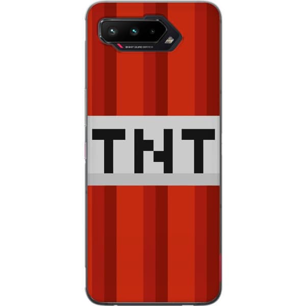 Asus ROG Phone 5 Gennemsigtig cover Minecraft TNT