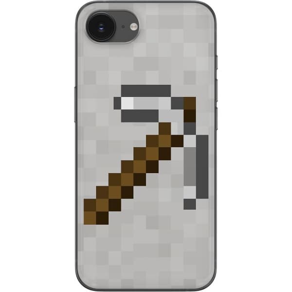 Apple iPhone 16e Gennemsigtig cover Minecraft Værktøjer