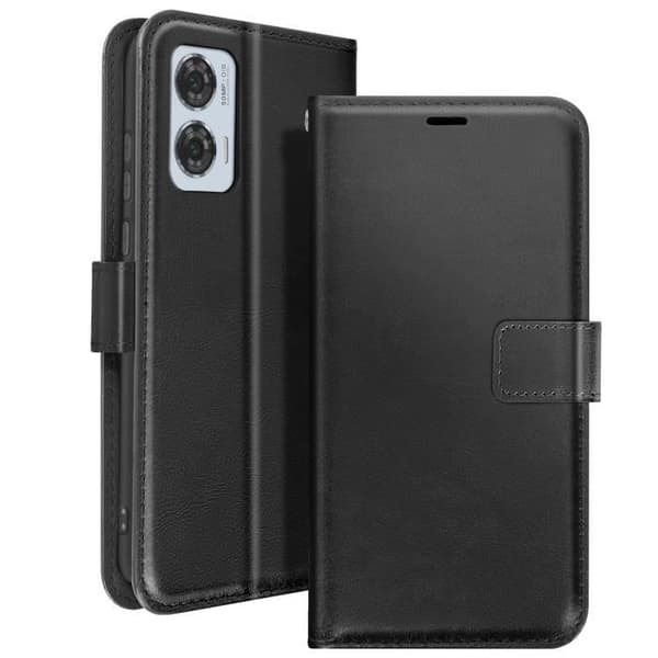 Etui för Motorola Edge 50 Fusion Plånbok med Rem Mayaxess Svart