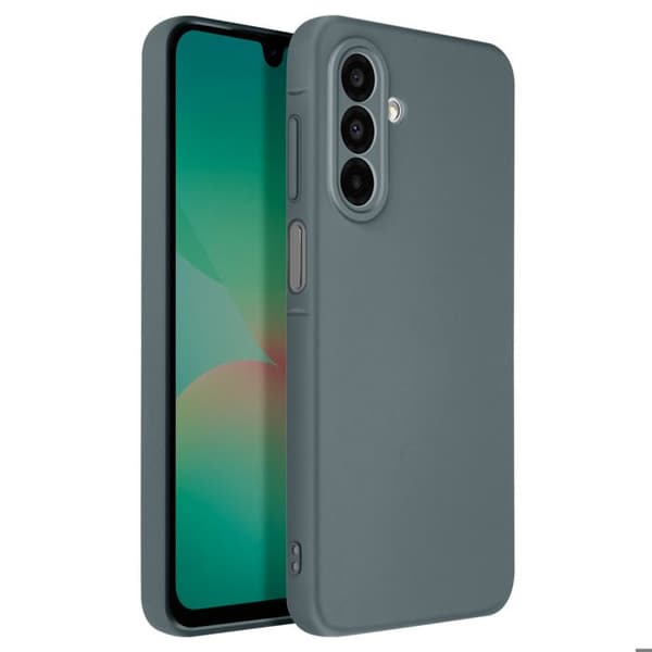 Coque för Samsung Galaxy A26 Semi-rigid Soft-touch Anti-prickar Mörkgrå