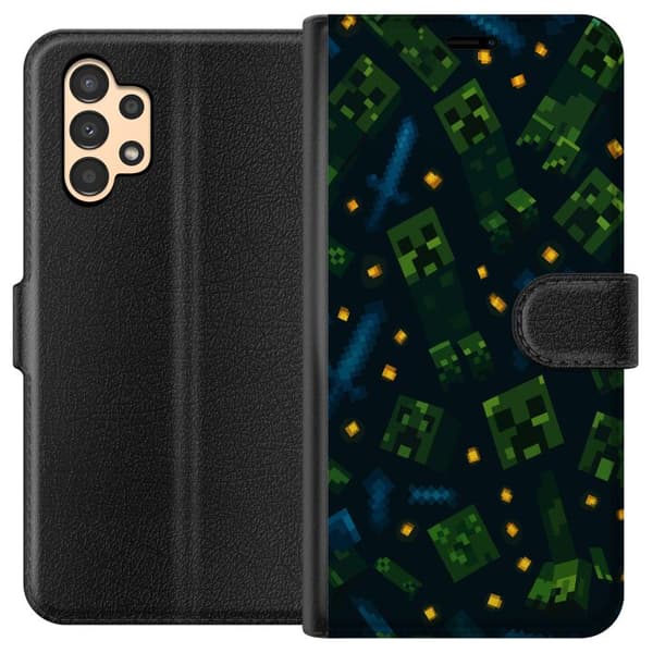 Samsung Galaxy A13 Tegnebogsetui Minecraft Dungeons Mob