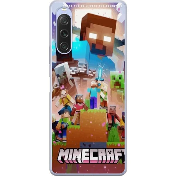 Sony Xperia 10 V Gjennomsiktig deksel Minecraft