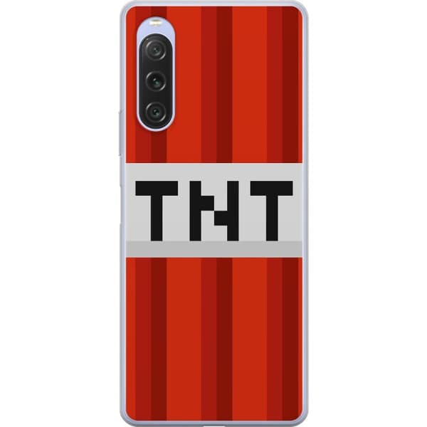 Sony Xperia 10 V Läpinäkyvä kuori Minecraft TNT