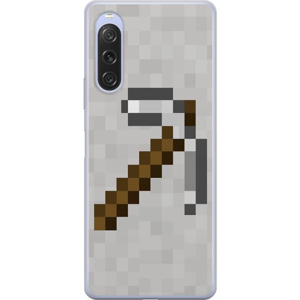 Sony Xperia 10 V Läpinäkyvä kuori Minecraft Työkalut